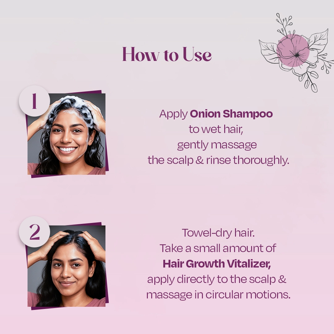onion shampoo for dandruff and hai
